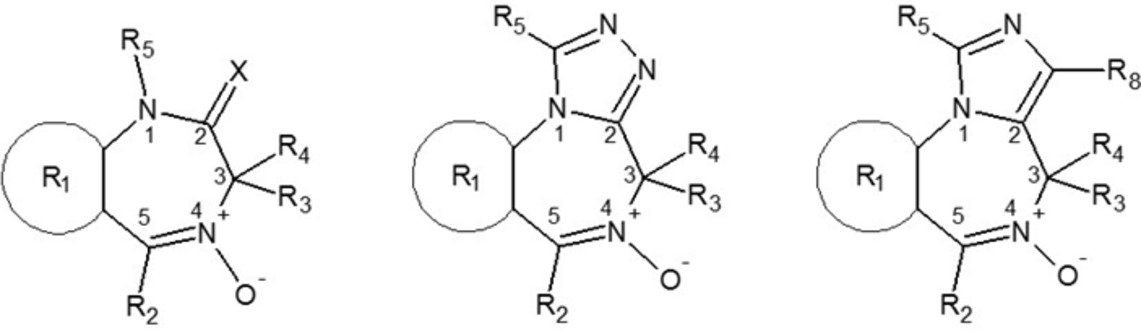 Chemische Verbindung Chlordiazepoxid-Abkömmlinge